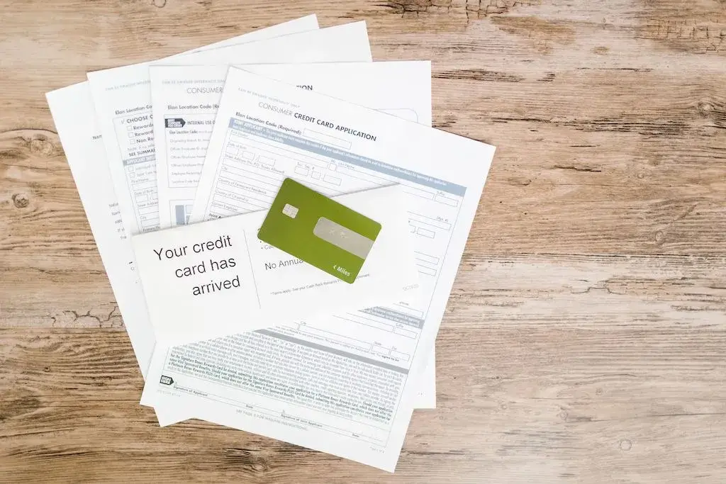 Financial documents on a desk